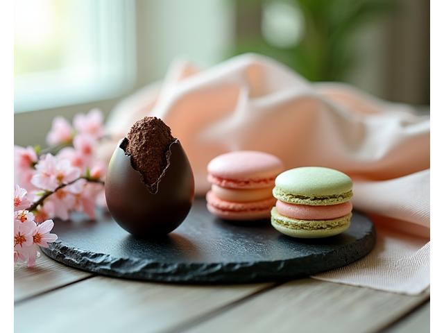 Illustration pour le thème 'Gourmandises de Pâques' d'Avril