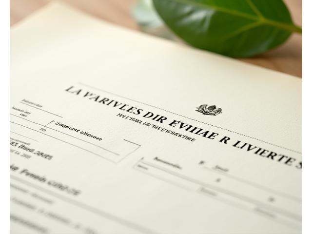 Image d'un document légal et d'une feuille de plante illustrant la transparence