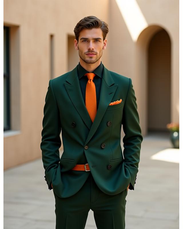 Costume homme en chanvre de la collection Signature